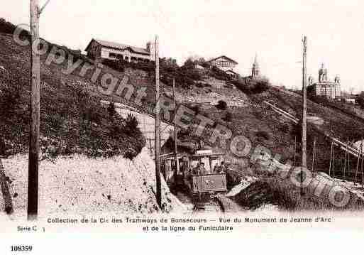 Ville de BONSECOURS, carte postale ancienne