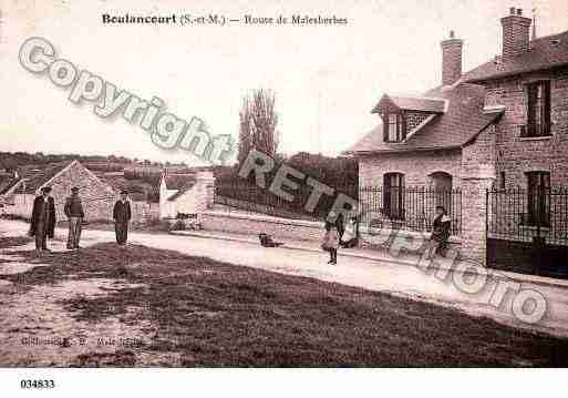 Ville de BOULANCOURT, carte postale ancienne Ville de BOULANCOURT, carte postale ancienne