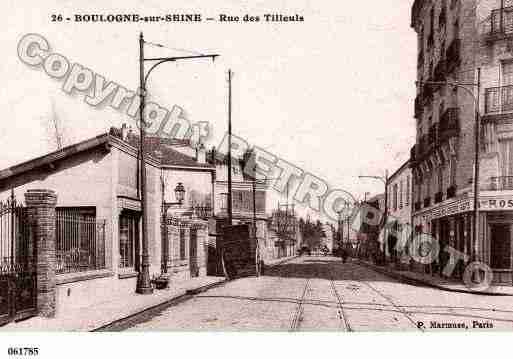 Ville de BOULOGNEBILLANCOURT, carte postale ancienne