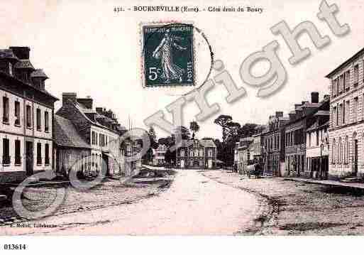 Ville de BOURNEVILLE, carte postale ancienne