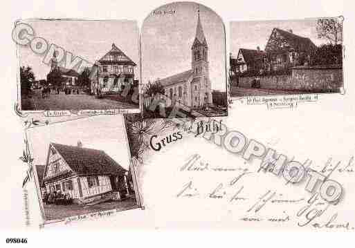 Ville de BUHL, carte postale ancienne