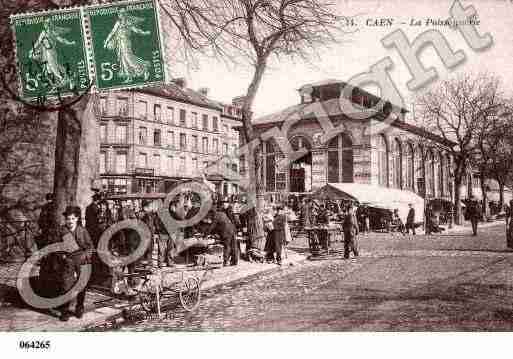 Ville de CAEN, carte postale ancienne