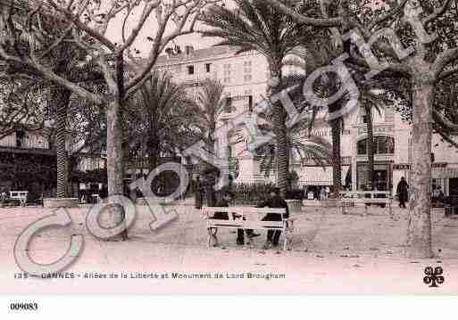 Ville de CANNES, carte postale ancienne