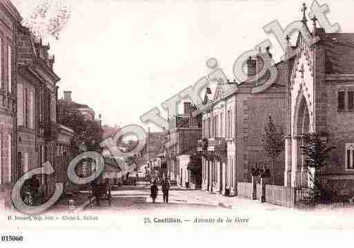 Ville de CASTILLONLABATAILLE, carte postale ancienne