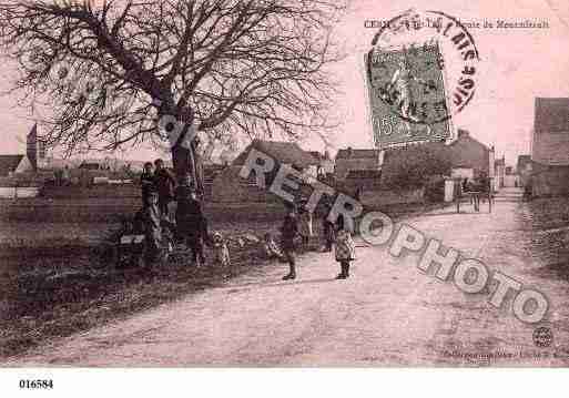 Ville de CERNY, carte postale ancienne