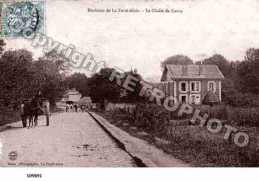 Ville de CERNY, carte postale ancienne
