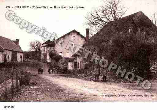 Ville de CHARNY, carte postale ancienne