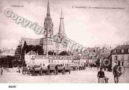 Ville de CHARTRES, carte postale ancienne