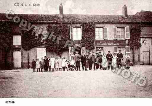 Ville de COINSURSEILLE, carte postale ancienne