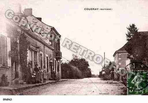 Ville de COUDRAY, carte postale ancienne