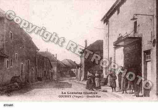 Ville de COUSSEY, carte postale ancienne