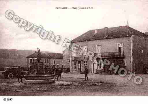 Ville de COUSSEY, carte postale ancienne