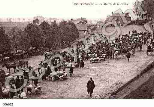 Ville de COUTANCES, carte postale ancienne