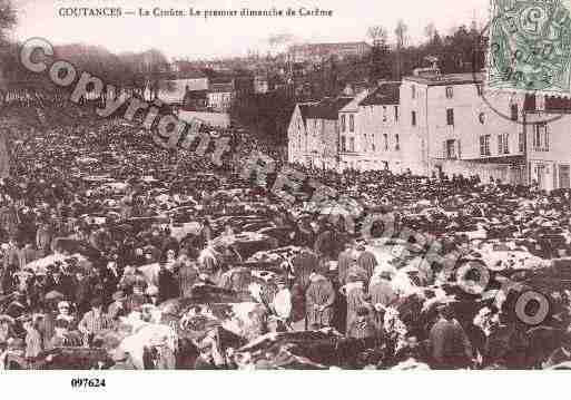 Ville de COUTANCES, carte postale ancienne