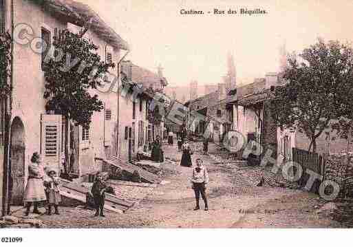 Ville de CUSTINES, carte postale ancienne