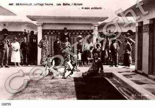 Ville de DEAUVILLE, carte postale ancienne