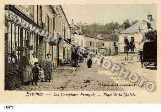 Ville de ESSOMESSURMARNE, carte postale ancienne