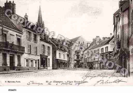 Ville de ETAMPES, carte postale ancienne