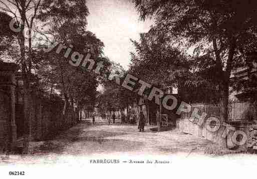 Ville de FABREGUES, carte postale ancienne