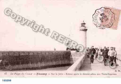 Ville de FECAMP, carte postale ancienne