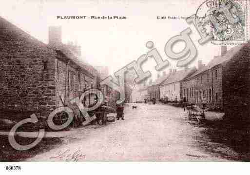 Ville de FLAUMONTWAUDRECHIES, carte postale ancienne