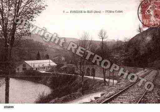 Ville de FONCINELEBAS, carte postale ancienne