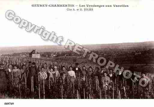 Ville de GEVREYCHAMBERTIN, carte postale ancienne