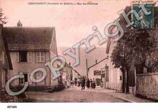 Ville de GIROMAGNY, carte postale ancienne