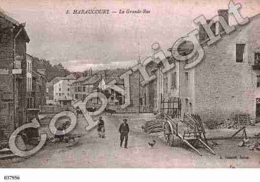 Ville de HARAUCOURT, carte postale ancienne