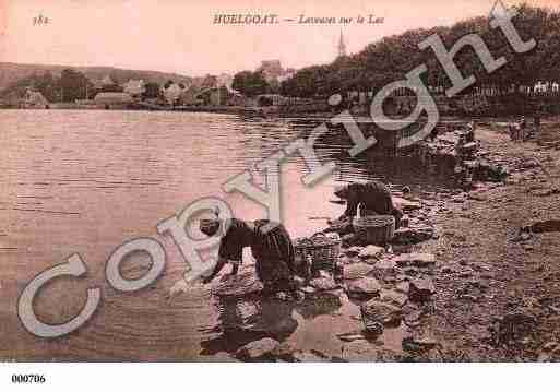 Ville de HUELGOAT, carte postale ancienne