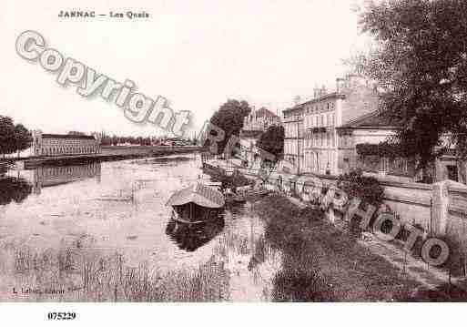 Ville de JARNAC, carte postale ancienne