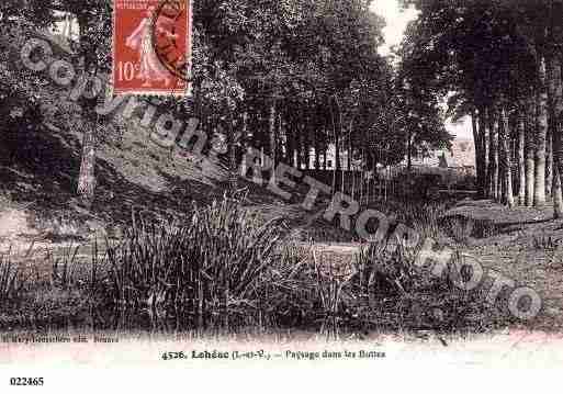 Ville de LOHEAC, carte postale ancienne