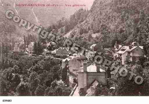 Ville de LUZ, carte postale ancienne