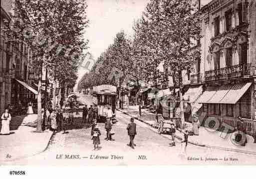 Ville de MANS(LE), carte postale ancienne