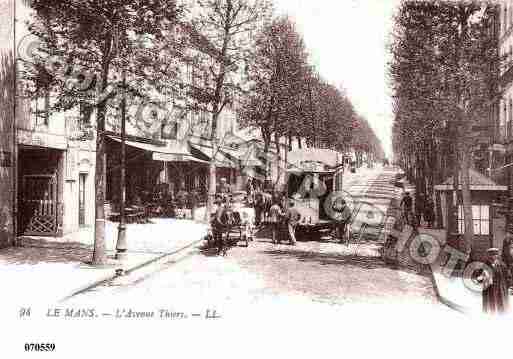 Ville de MANS(LE), carte postale ancienne