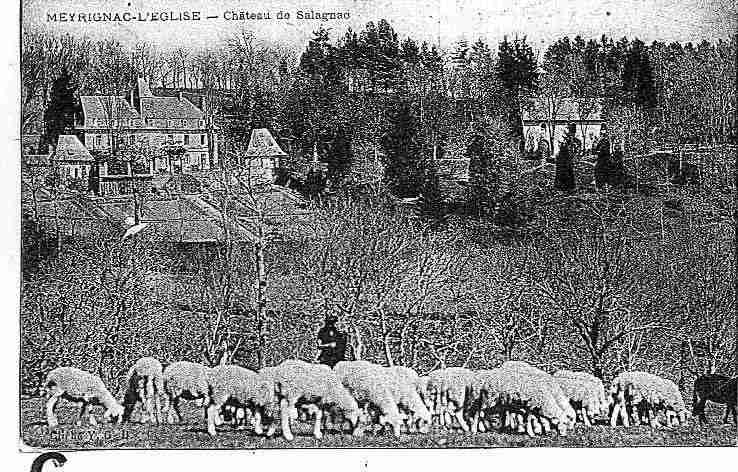 Ville de MERIGNACL'EGLISE, carte postale ancienne