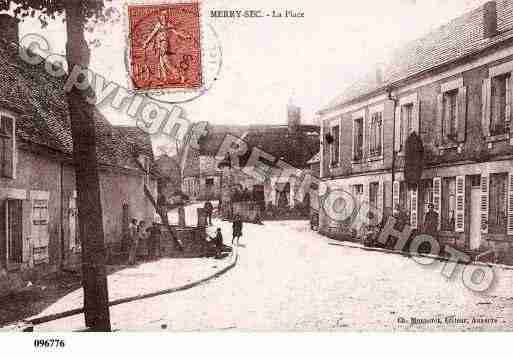 Ville de MERRYSECBOUNOIR, carte postale ancienne