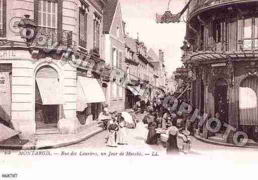 Ville de MONTARGIS, carte postale ancienne