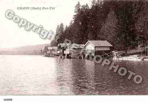 Ville de MONTPERREUX, carte postale ancienne