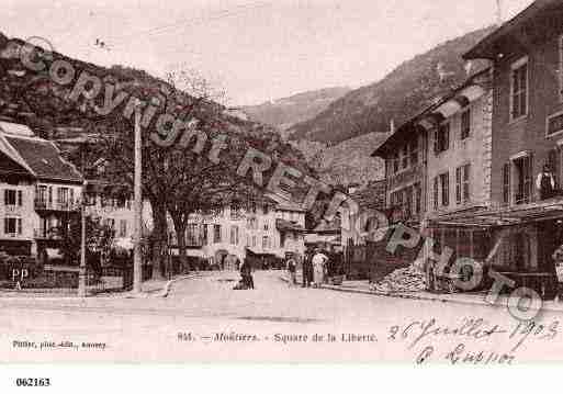 Ville de MOUTIERSTARENTAISE, carte postale ancienne