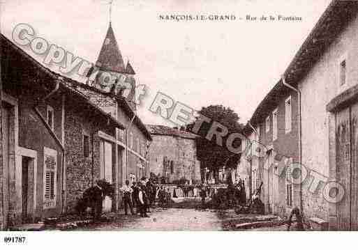 Ville de NANCOISLEGRAND, carte postale ancienne