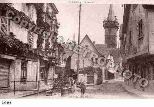 Ville de OBERNAI, carte postale ancienne