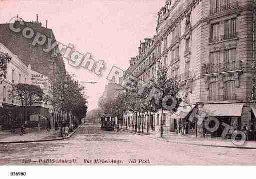 Ville de PARIS16, carte postale ancienne