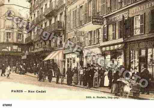 Ville de PARIS9, carte postale ancienne