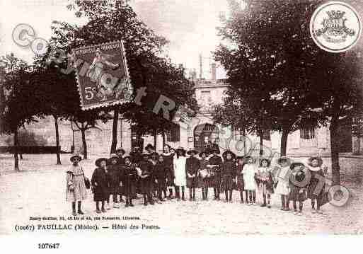 Ville de PAUILLAC, carte postale ancienne