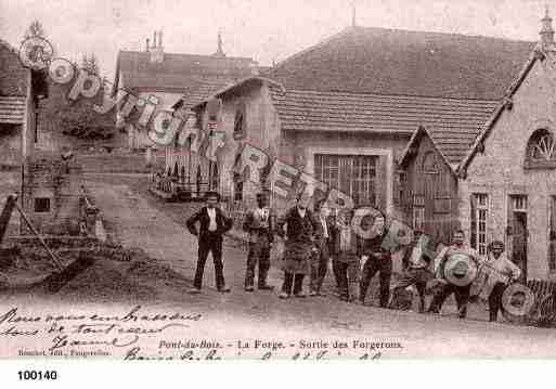 Ville de PONTDUBOIS, carte postale ancienne