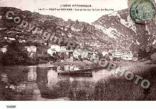 Ville de PONTENROYANS, carte postale ancienne