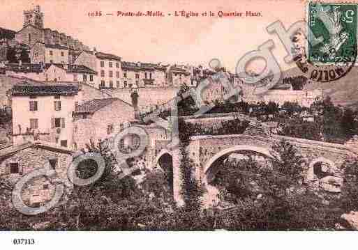 Ville de PRATSDEMOLLOLAPRESTE, carte postale ancienne