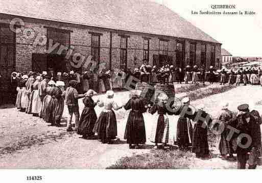 Ville de QUIBERON, carte postale ancienne
