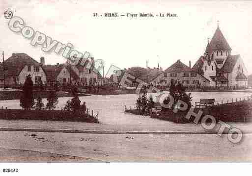 Ville de REIMS, carte postale ancienne